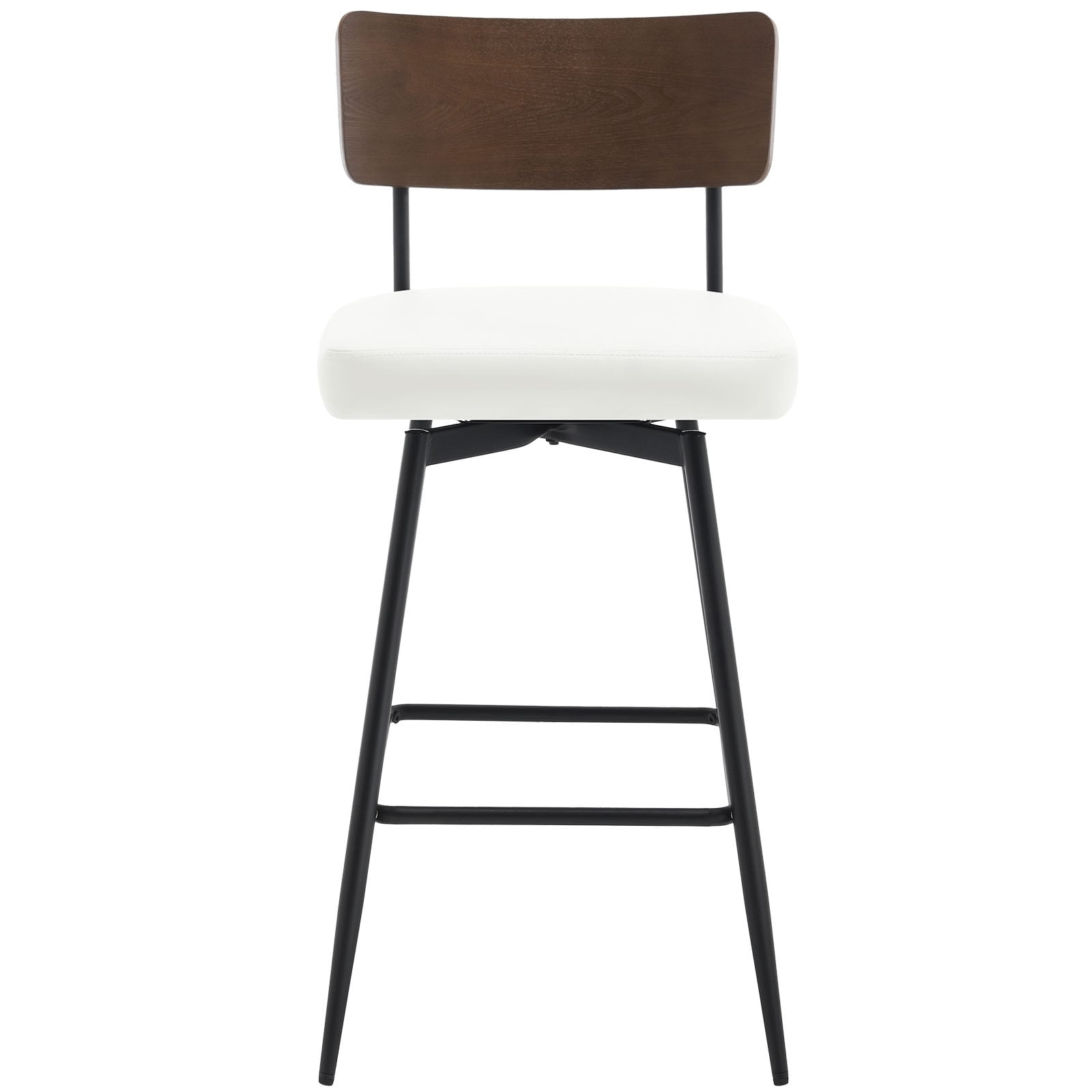 Lot de 2/3/4 tabourets de bar/comptoir pivotants rembourrés en similicuir