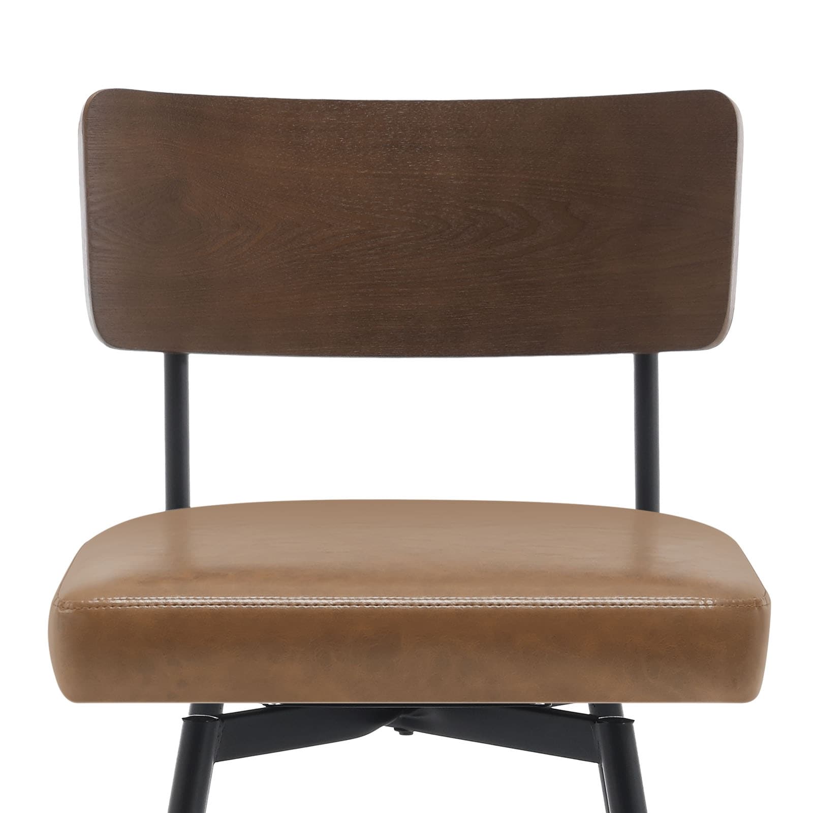 Lot de 2/3/4 tabourets de bar/comptoir pivotants rembourrés en similicuir