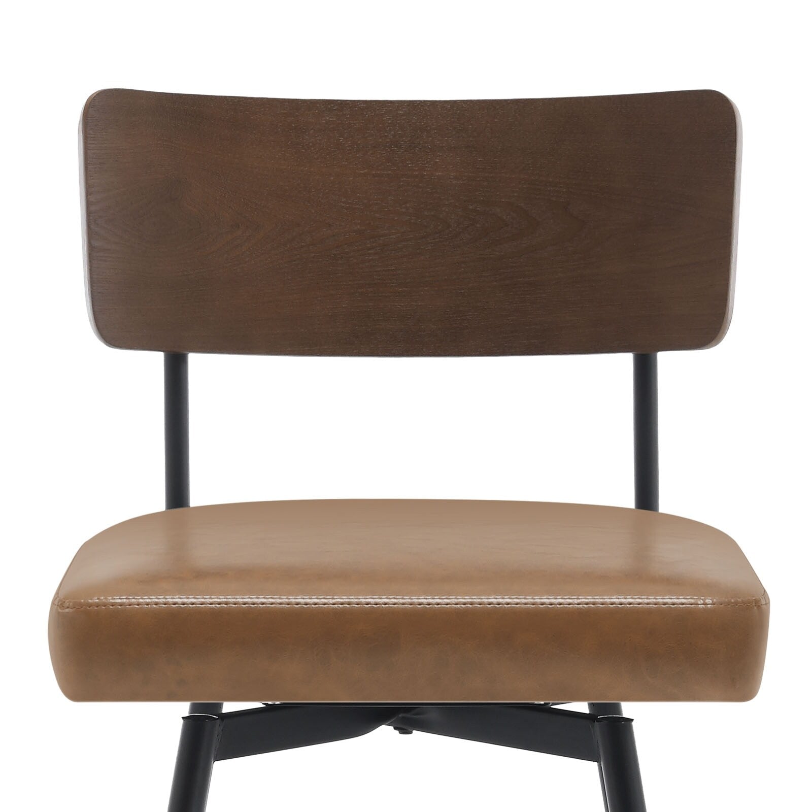 Lot de 2/3/4 tabourets de bar/comptoir pivotants rembourrés en similicuir