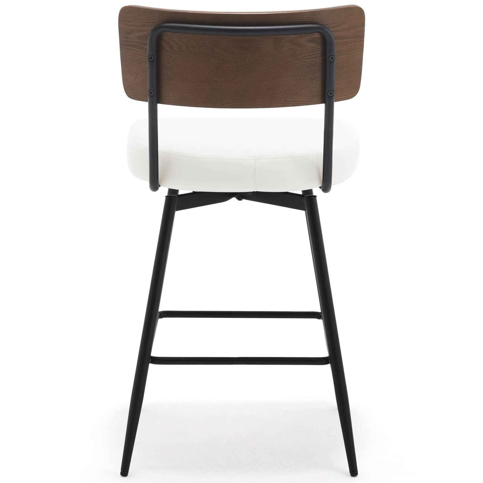 Lot de 2/3/4 tabourets de bar/comptoir pivotants rembourrés en similicuir