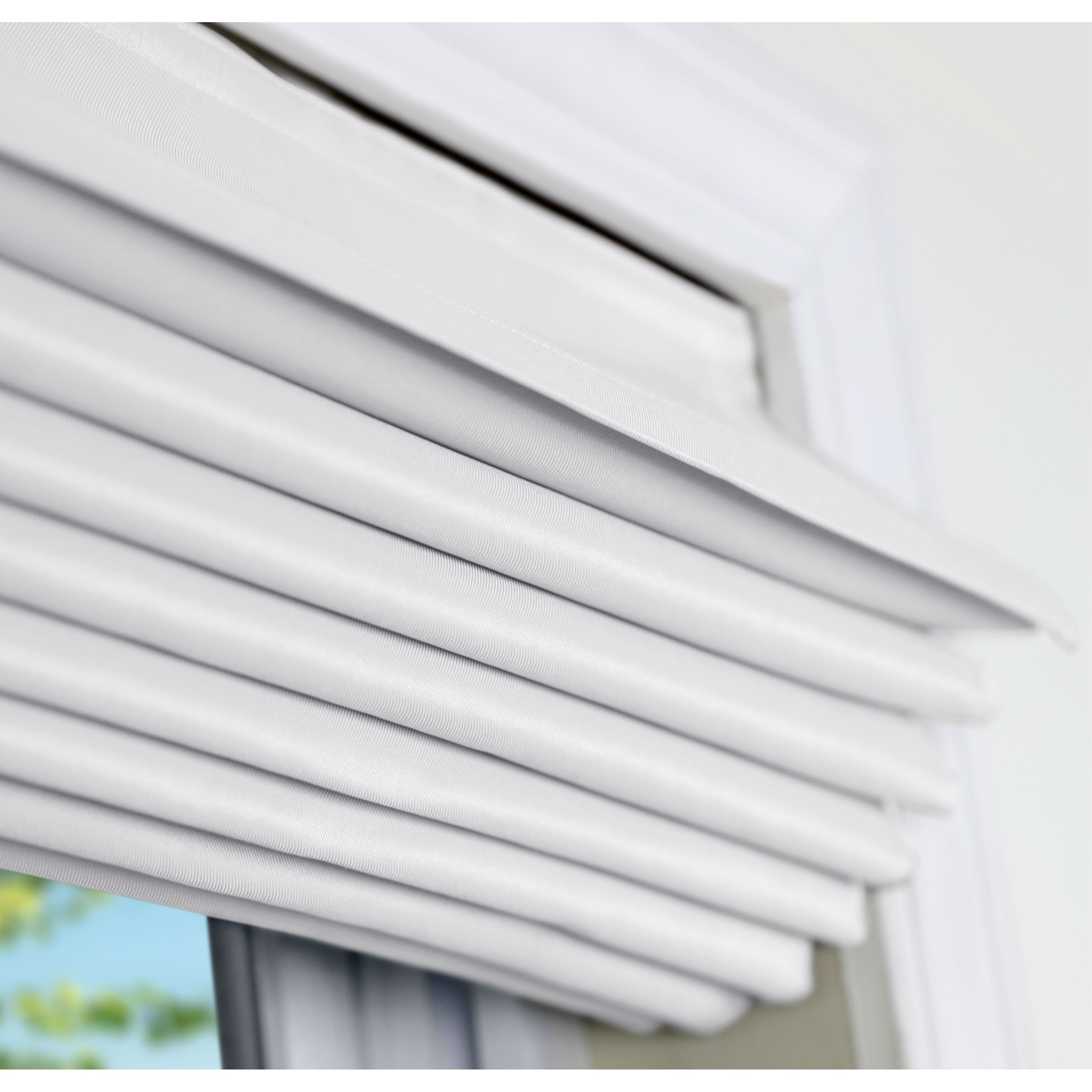 Stores romains en tissu sans cordon Arlo Blinds, filtrant la lumière blanche