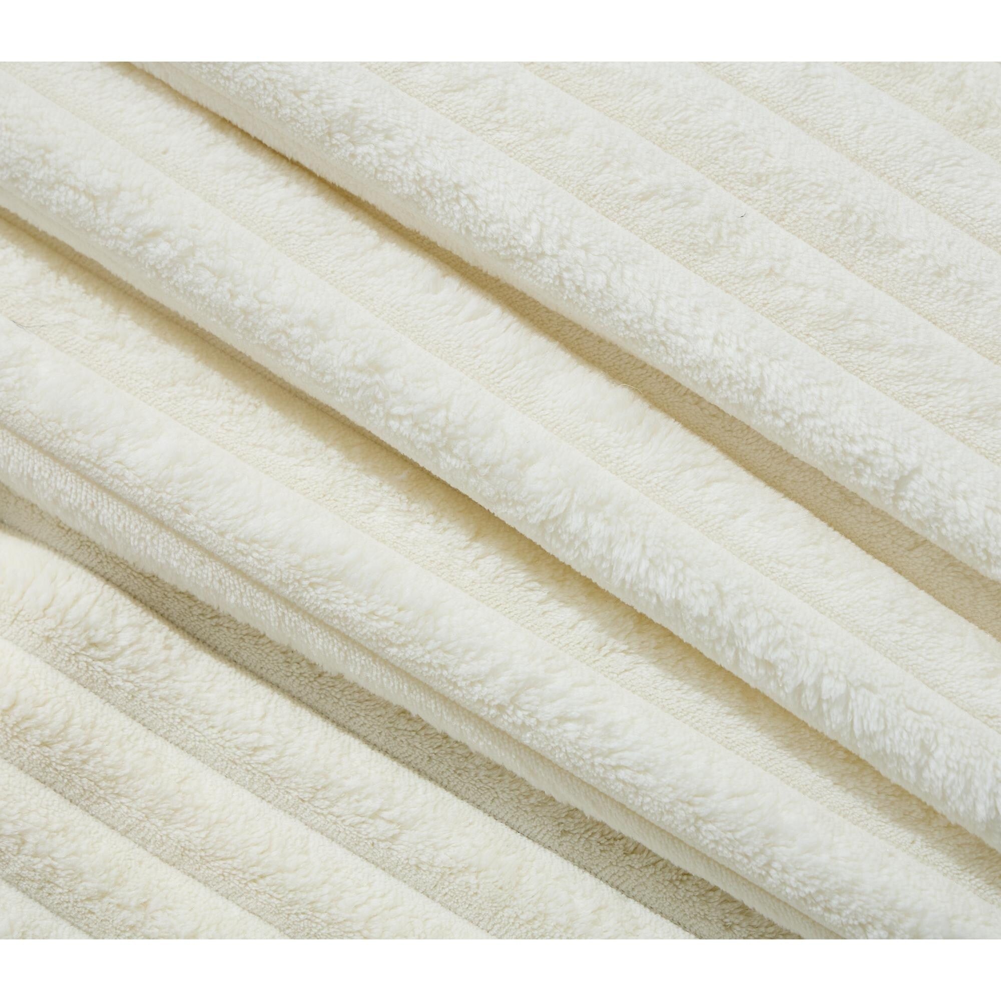 Canapé-lit Harmonia 109 W surdimensionné en velours côtelé, siège profond, double méridienne avec 4 oreillers