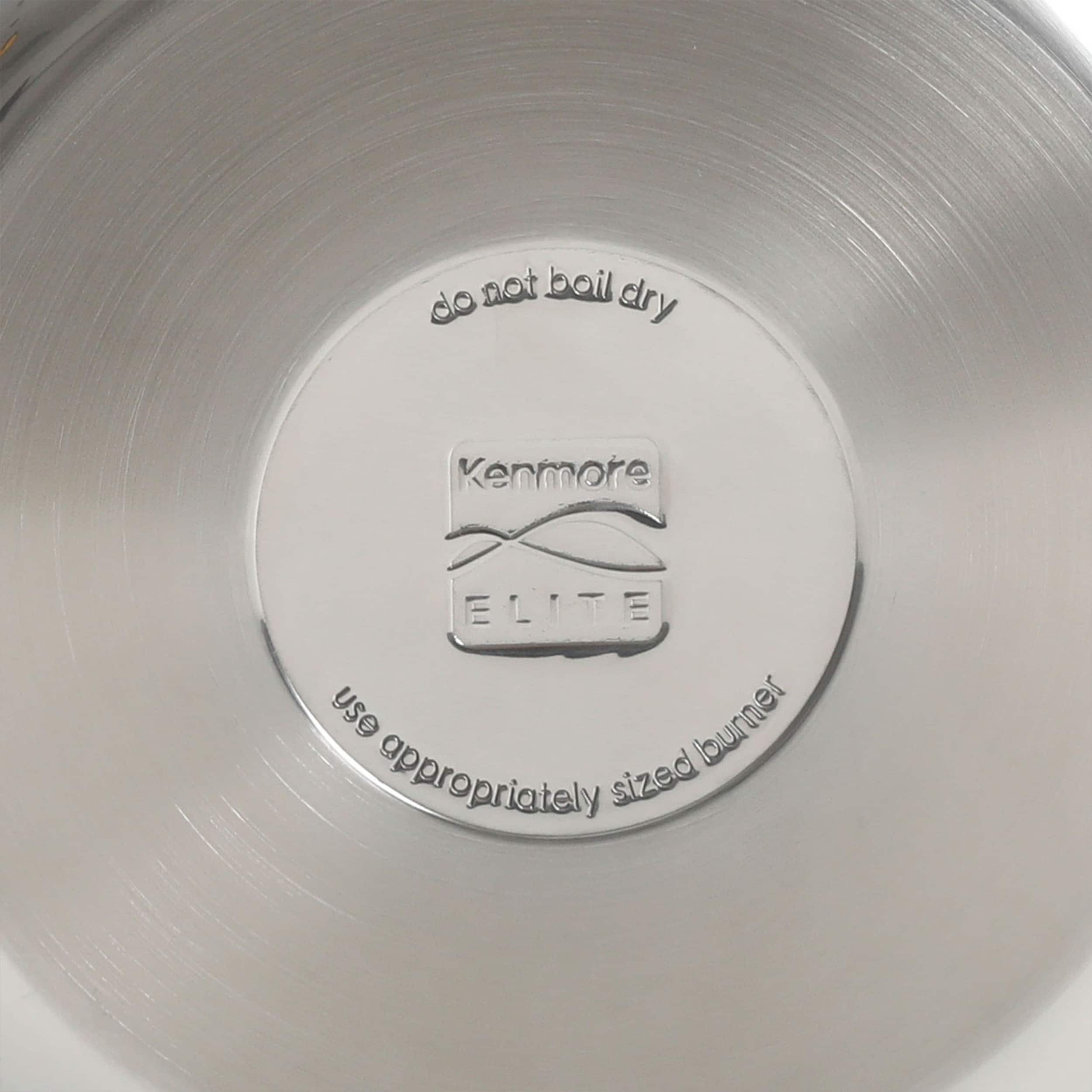 Batterie de cuisine robuste en acier inoxydable, 10 pièces