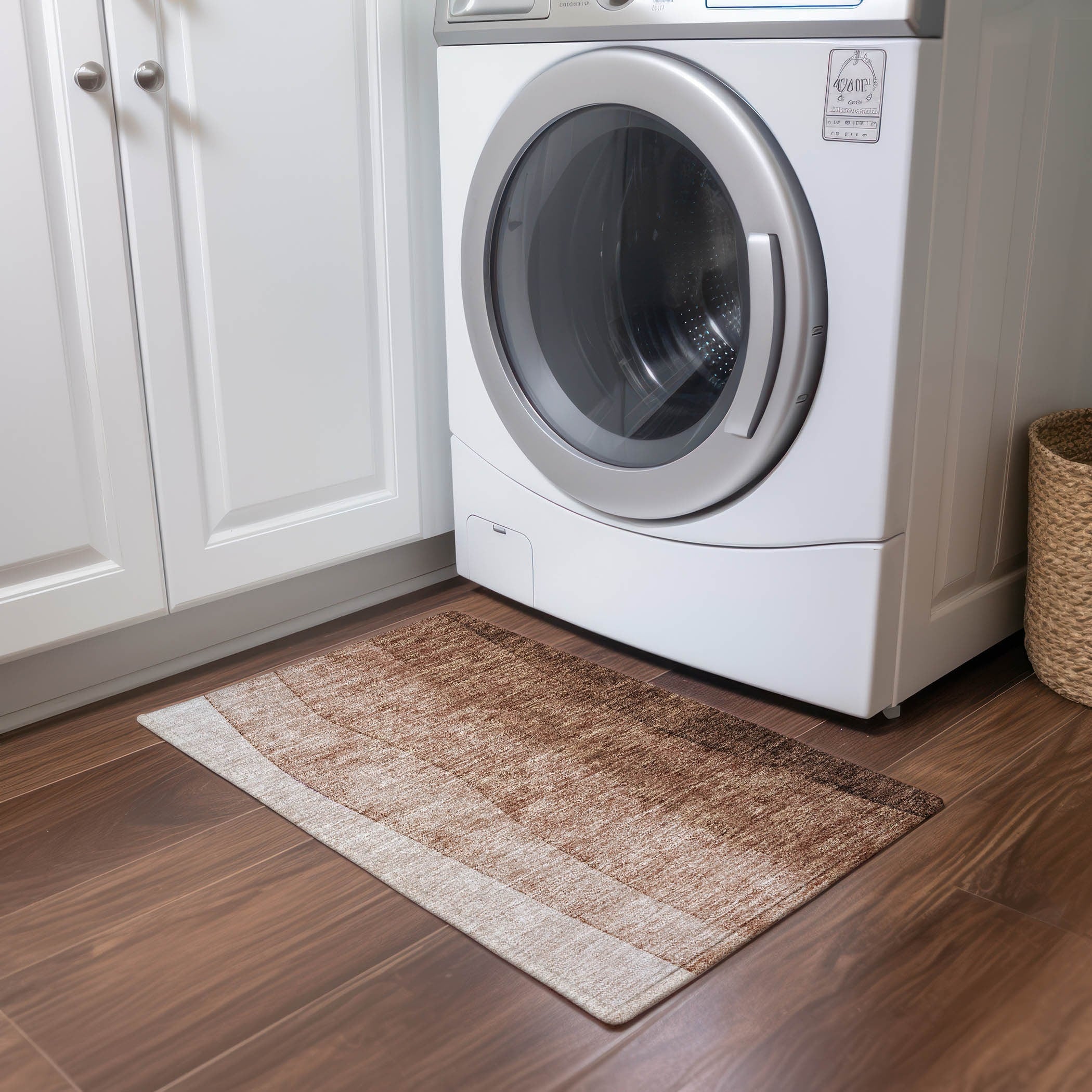 Tapis Chantille contemporain ombré lavable en machine pour intérieur/extérieur