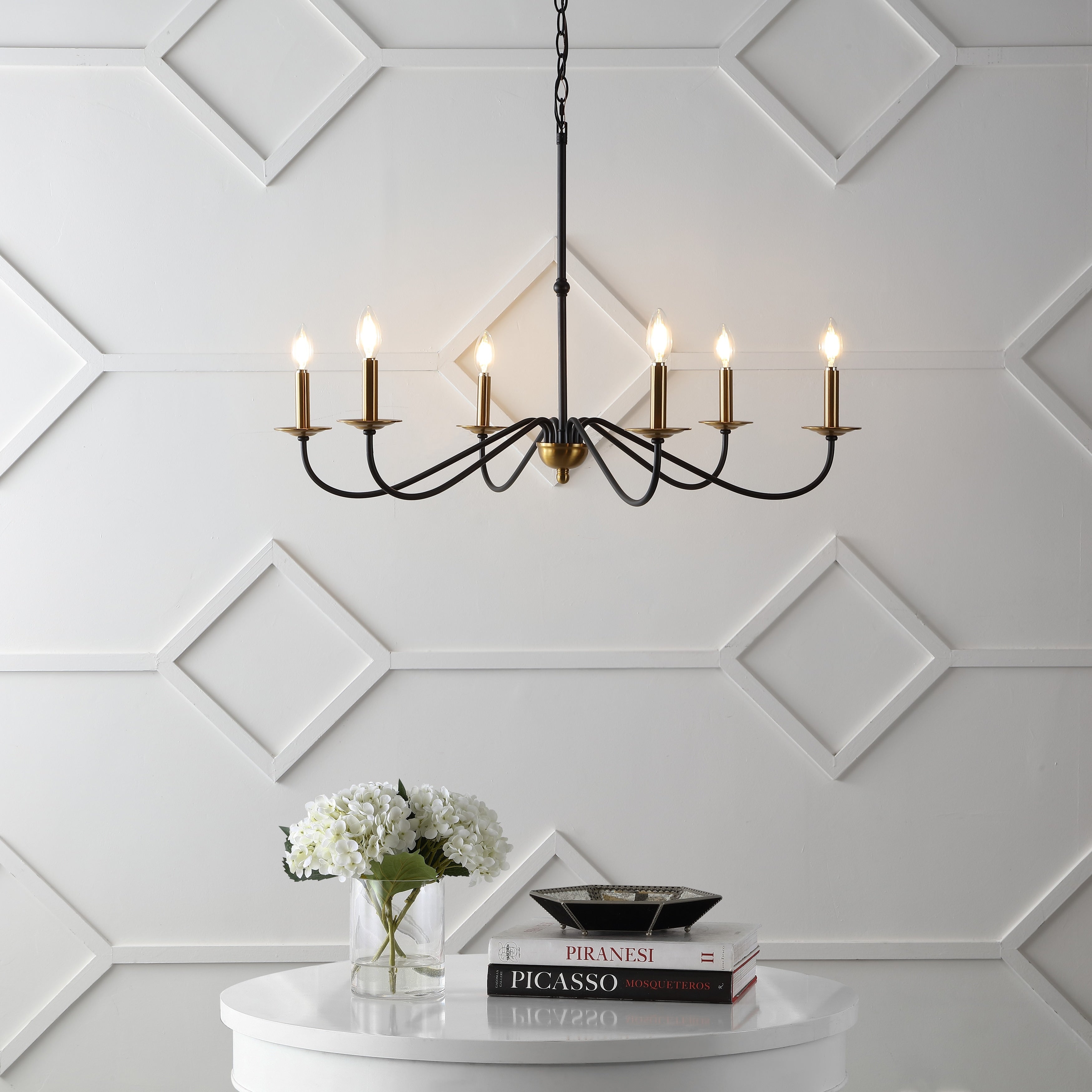 Lustre LED en fer à 6 lumières, 34,75 $, par JONATHAN Y