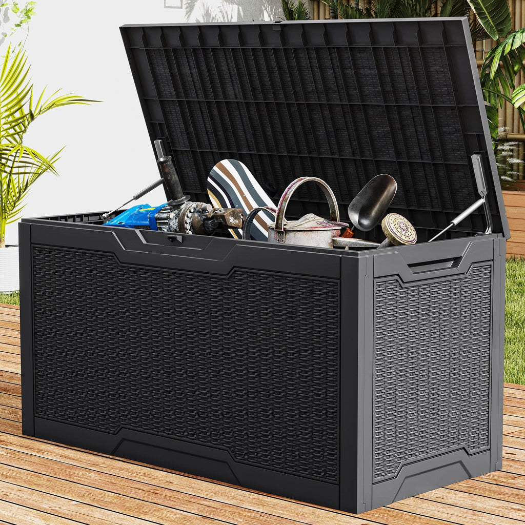 Coffre de rangement extérieur étanche de 100 gallons - Non applicable