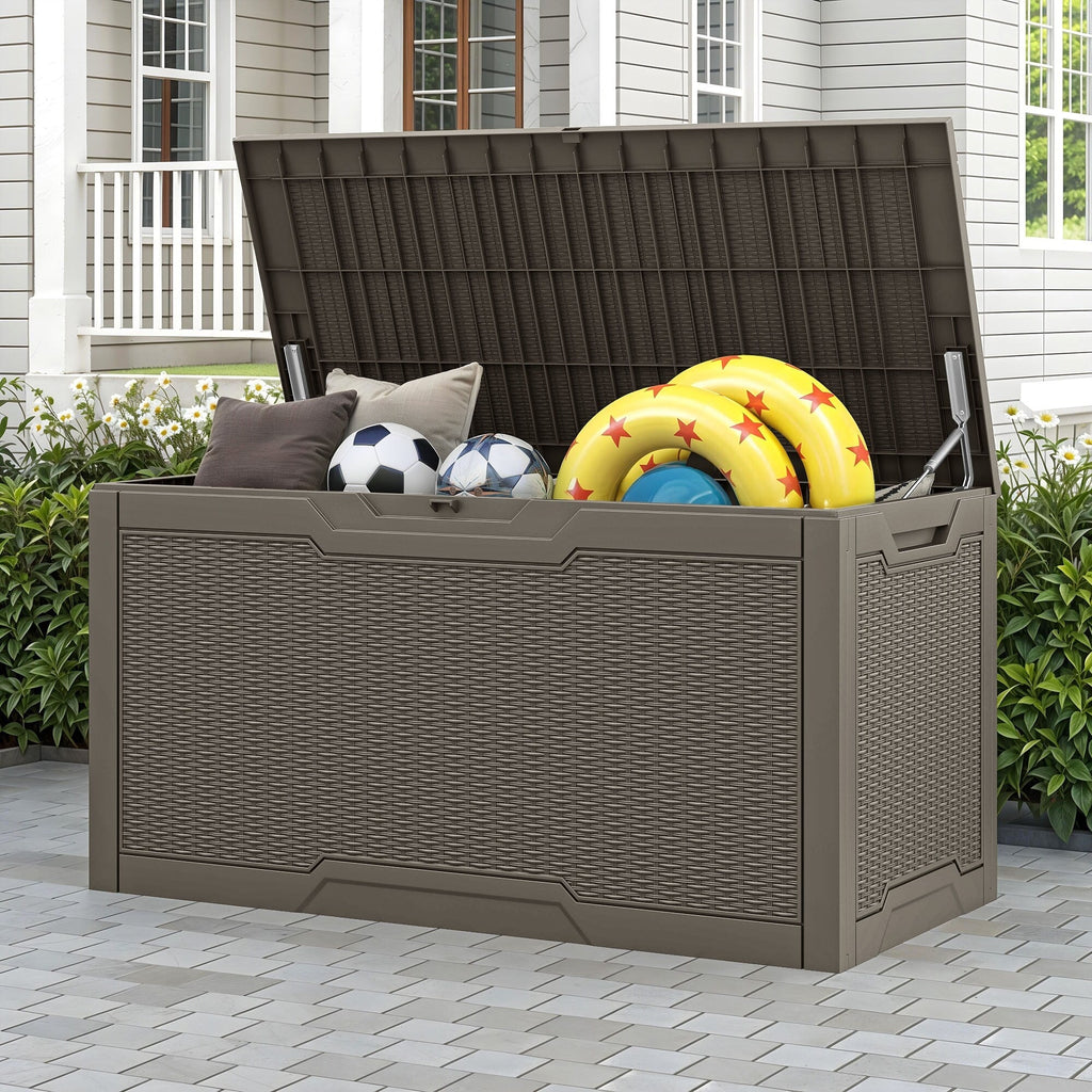 Coffre de rangement extérieur étanche de 100 gallons - Non applicable