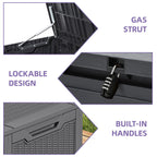 Coffre de rangement extérieur étanche de 100 gallons - Non applicable