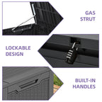 Coffre de rangement extérieur étanche de 100 gallons - Non applicable