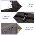 Coffre de rangement extérieur étanche de 100 gallons - Non applicable