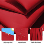 Parasol déporté suspendu à manivelle en acier de 3 m