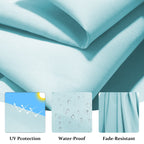 Parasol déporté suspendu à manivelle en acier de 3 m