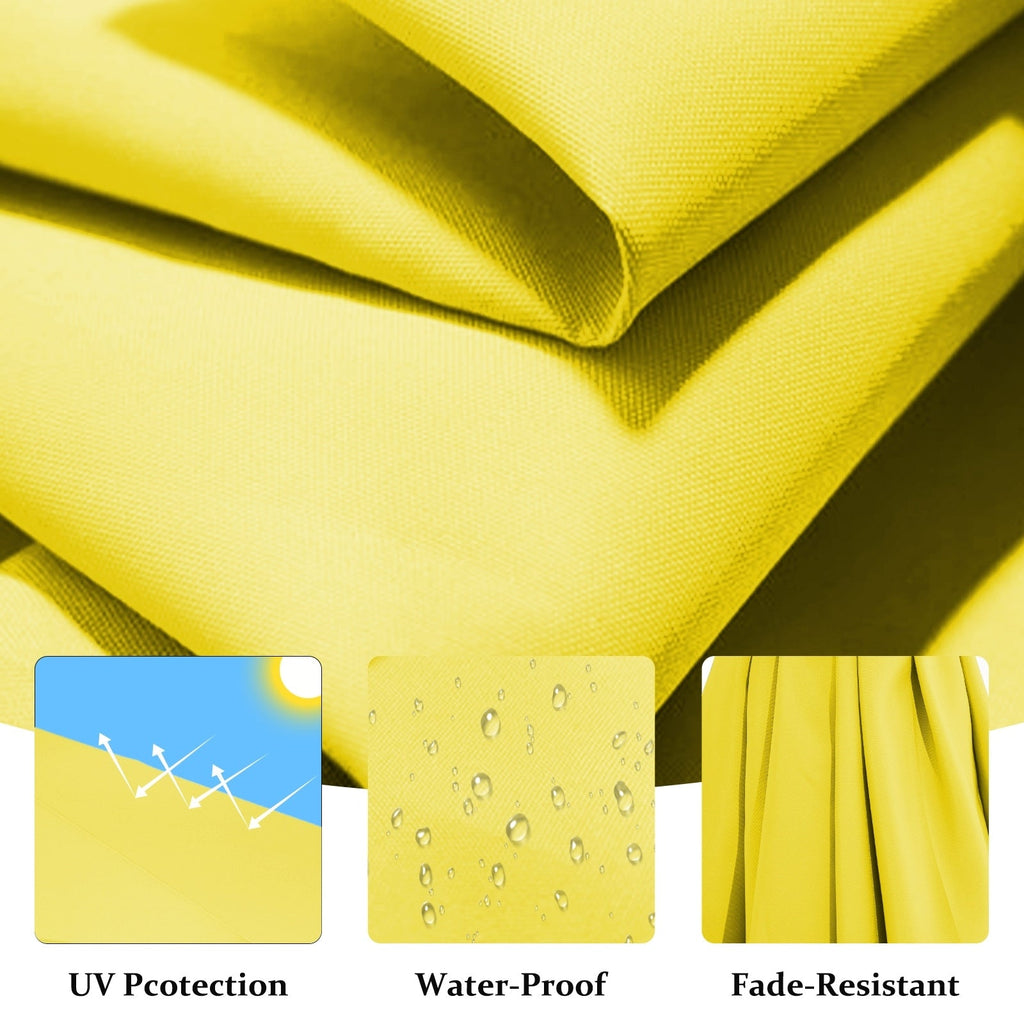 Parasol déporté suspendu à manivelle en acier de 3 m