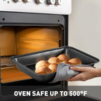 Batterie de cuisine en granit de 17 pièces, ensemble de casseroles et poêles antiadhésives