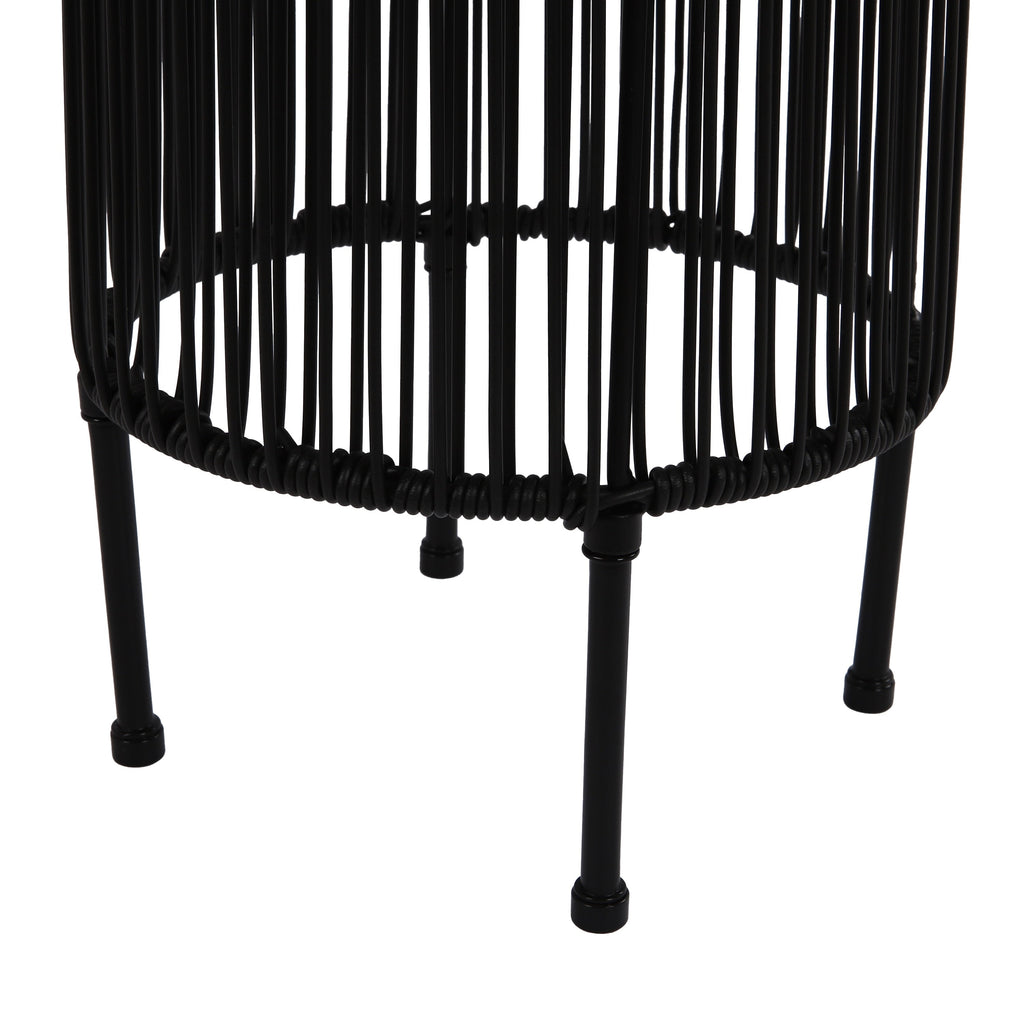 Lot de 2 lampadaires solaires d'extérieur