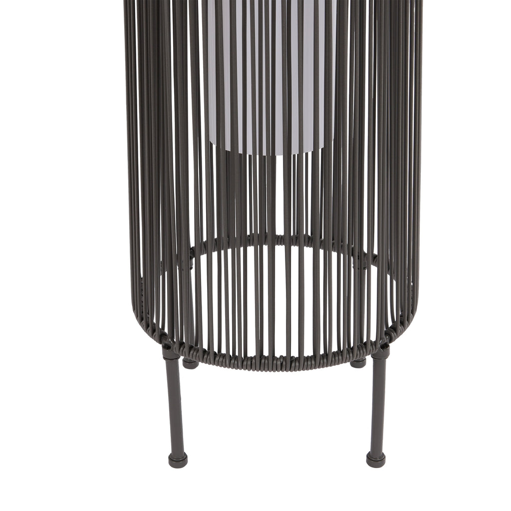 Lot de 2 lampadaires solaires d'extérieur