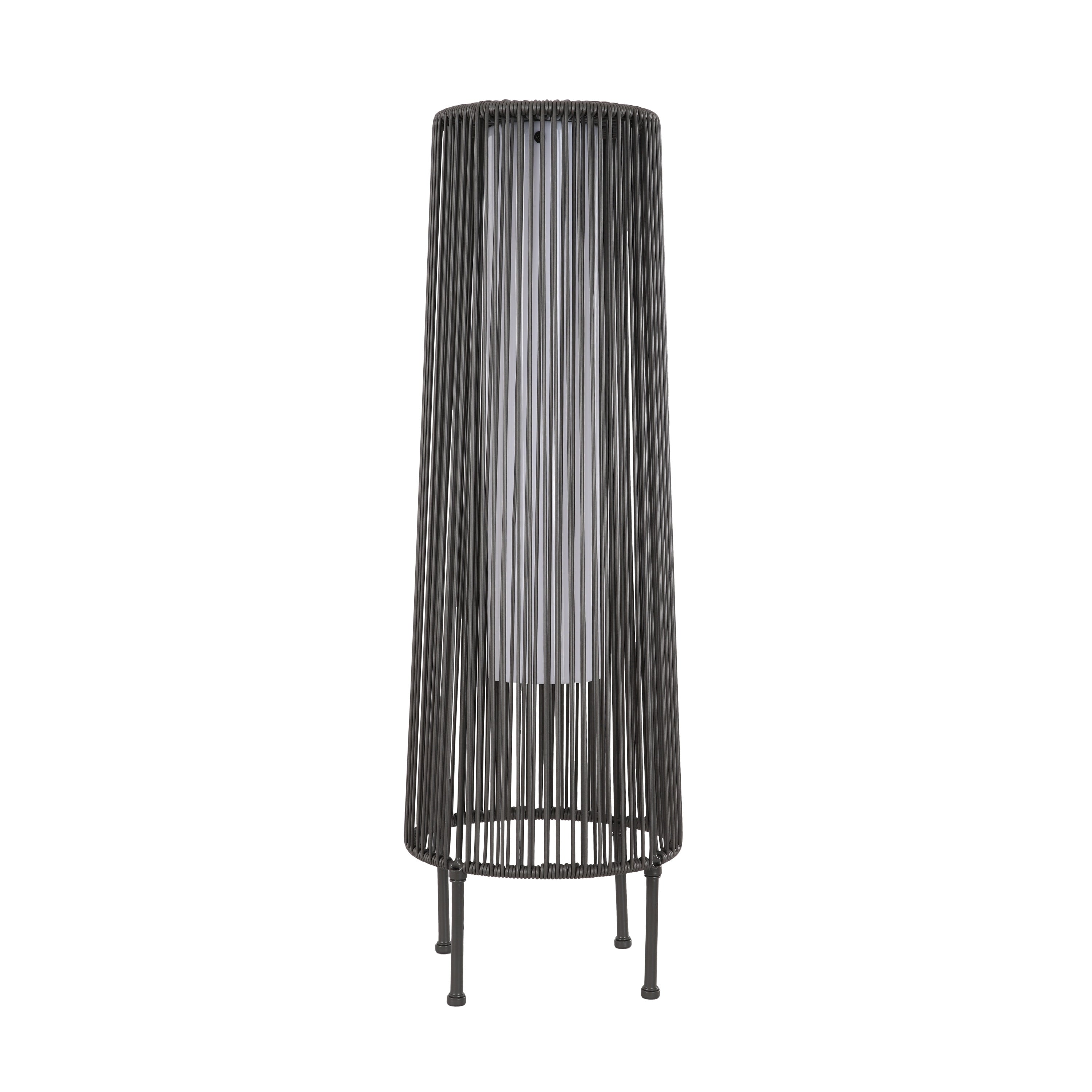 Lot de 2 lampadaires solaires d'extérieur