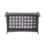 Ensemble de canapés d'extérieur en osier Gymojoy avec causeuse et canapé en rotin