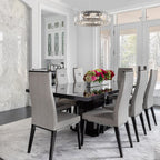 Lustre de ferme de 63 cm à 8 lumières, lustre en cristal, lustre tambour pour salle à manger, salon, chambre à coucher, cuisine