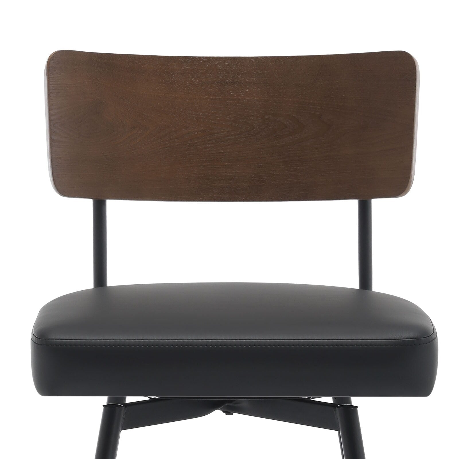 Lot de 2/3/4 tabourets de bar/comptoir pivotants rembourrés en similicuir