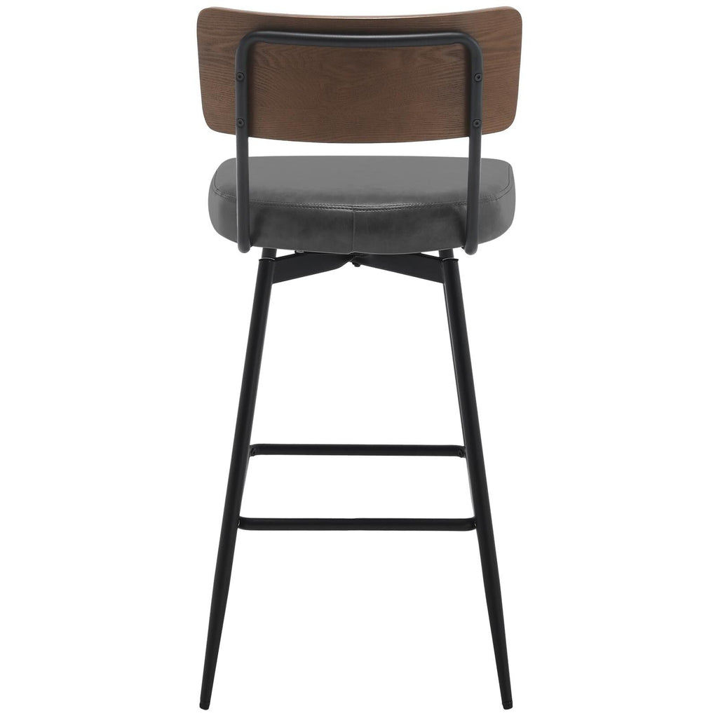 Lot de 2/3/4 tabourets de bar/comptoir pivotants rembourrés en similicuir