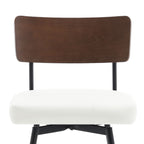 Lot de 2/3/4 tabourets de bar/comptoir pivotants rembourrés en similicuir