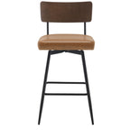 Lot de 2/3/4 tabourets de bar/comptoir pivotants rembourrés en similicuir