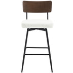 Lot de 2/3/4 tabourets de bar/comptoir pivotants rembourrés en similicuir