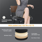 Lot de 2/3/4 tabourets de bar/comptoir pivotants rembourrés en similicuir