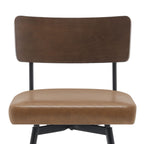 Lot de 2/3/4 tabourets de bar/comptoir pivotants rembourrés en similicuir