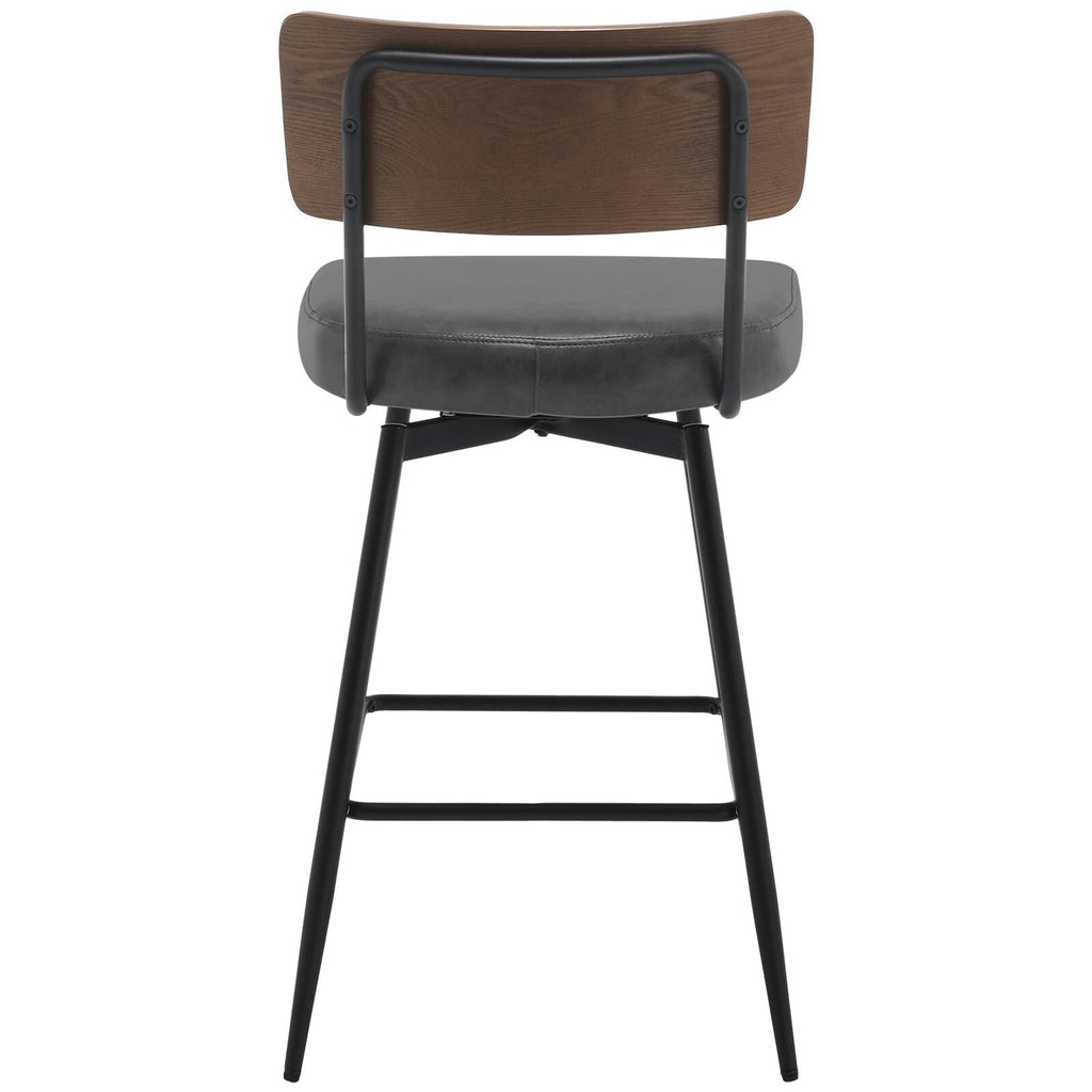 Lot de 2/3/4 tabourets de bar/comptoir pivotants rembourrés en similicuir