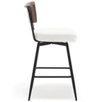 Lot de 2/3/4 tabourets de bar/comptoir pivotants rembourrés en similicuir