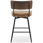 Lot de 2/3/4 tabourets de bar/comptoir pivotants rembourrés en similicuir