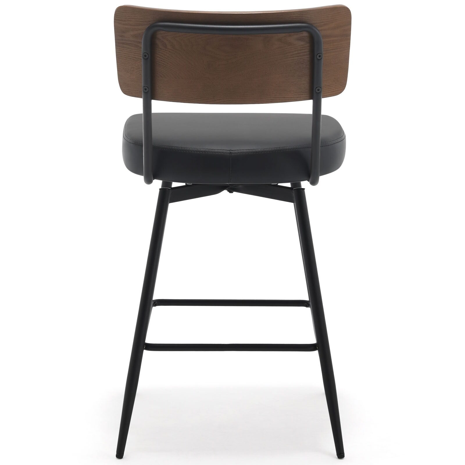 Lot de 2/3/4 tabourets de bar/comptoir pivotants rembourrés en similicuir