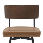 Lot de 2/3/4 tabourets de bar/comptoir pivotants rembourrés en similicuir