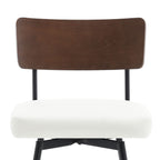 Lot de 2/3/4 tabourets de bar/comptoir pivotants rembourrés en similicuir