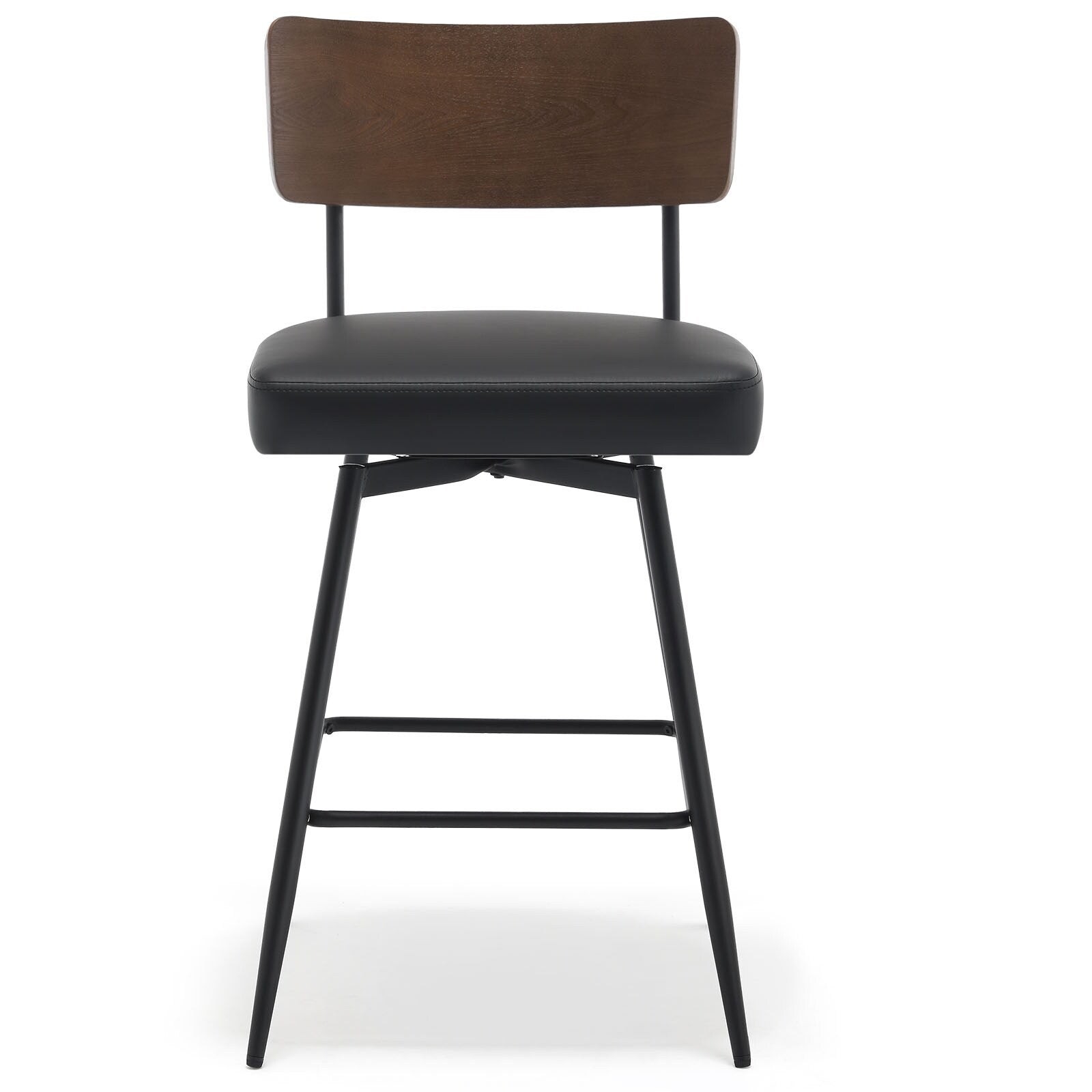 Lot de 2/3/4 tabourets de bar/comptoir pivotants rembourrés en similicuir