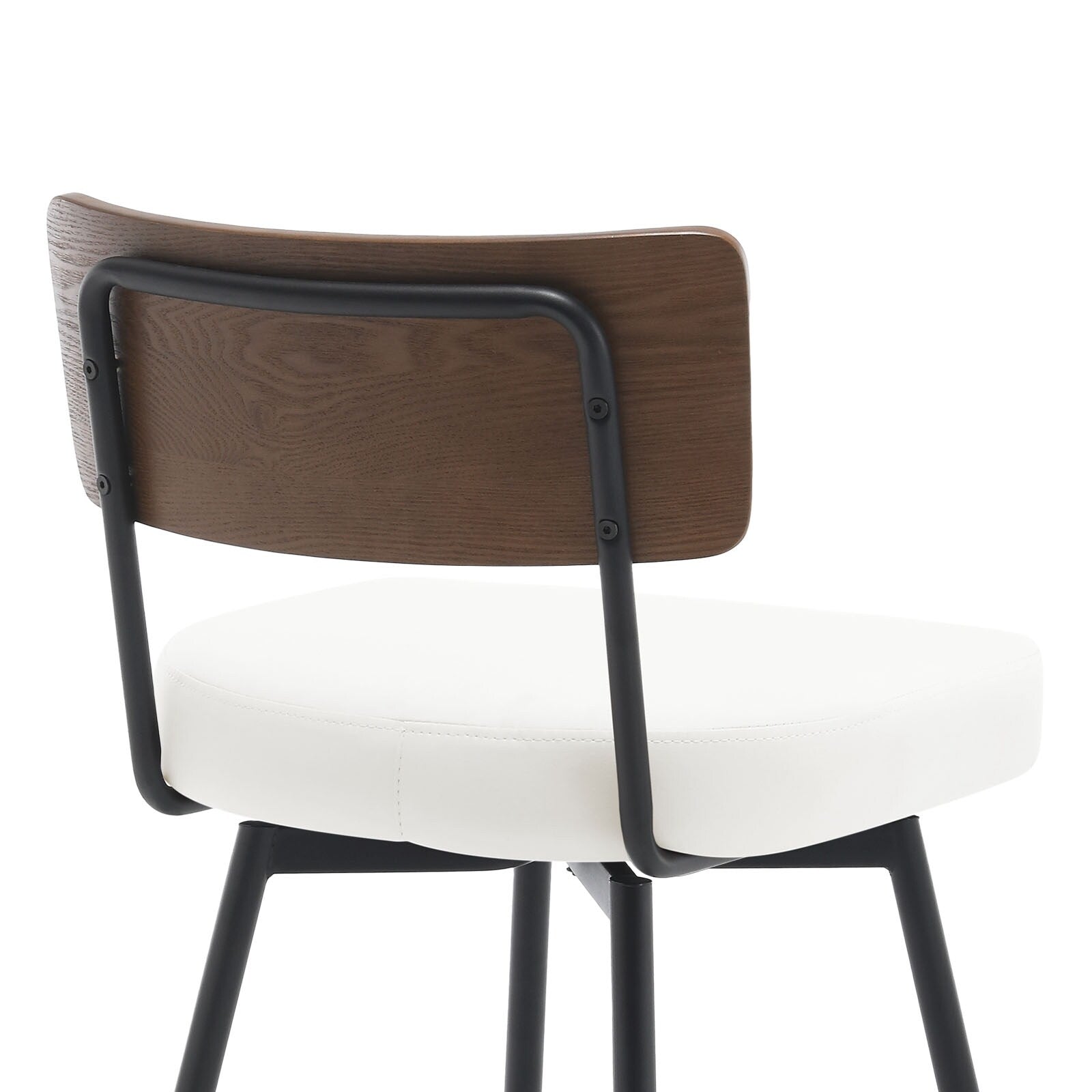 Lot de 2/3/4 tabourets de bar/comptoir pivotants rembourrés en similicuir