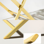 Ensemble bistro de patio 3 pièces avec table ronde pliable et chaises