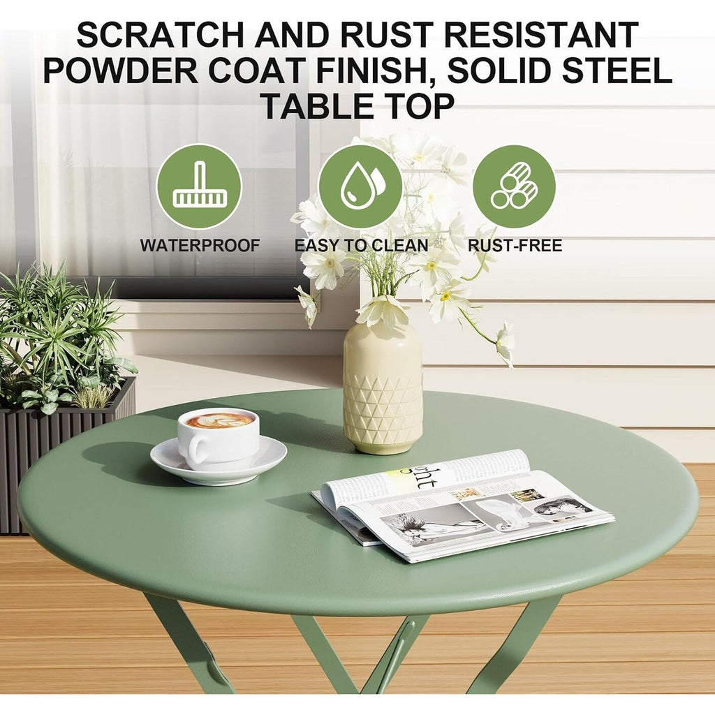 Ensembles de bistrot de patio 3 pièces