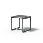 Ensemble de conversation 3 pièces en osier tressé avec coussins pour l'extérieur