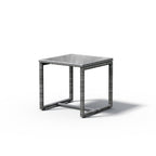 Ensemble de conversation 3 pièces en osier tressé avec coussins pour l'extérieur