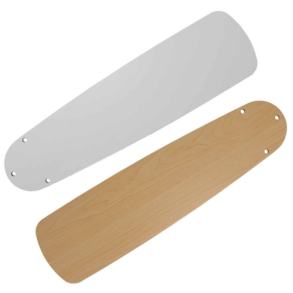 Ventilateur de plafond à LED intégré 48 et 52 pouces avec lumière et télécommande, moteur CC réversible