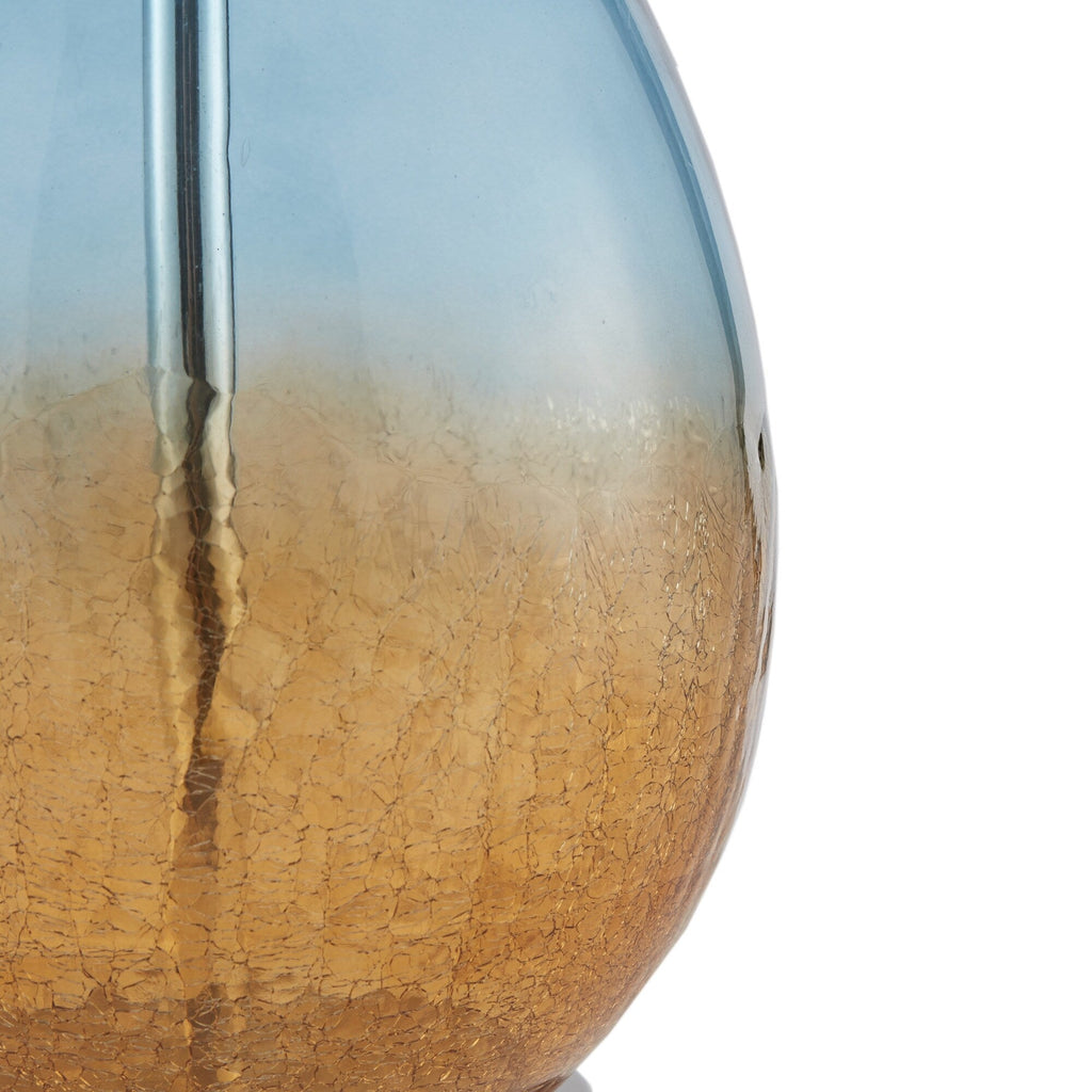 Lampe de table en verre Cortina Ombre de 510 Design, lot de 2