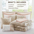 Ensemble de couette 8 pièces Josefina de 510 Design