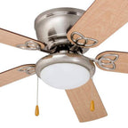 Ventilateur de plafond intérieur traditionnel Prominence Home Benton 52 avec éclairage LED et chaînettes