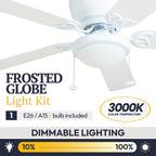 Ventilateur de plafond intérieur traditionnel Prominence Home Benton 52 avec éclairage LED et chaînettes