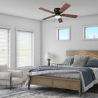 Ventilateur de plafond intérieur traditionnel Prominence Home Benton 52 avec éclairage LED et chaînettes