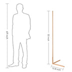 Lampadaire d'angle minimaliste LED en métal RGB 55