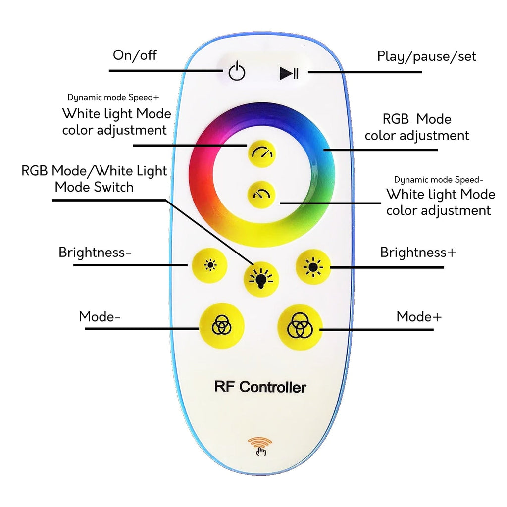 Lampadaire d'angle minimaliste LED en métal RGB 55